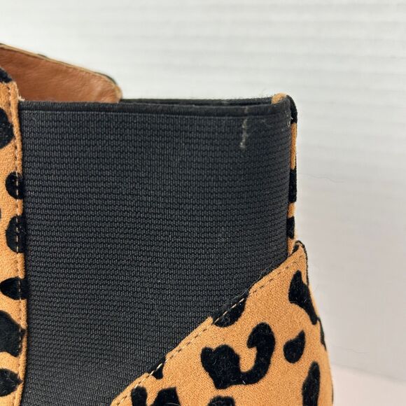 Chinese Laundry Finn Chelsea Bootie Leopard Animal Print Boots Pointed Toe 8.5 - Picture 11 of 11
